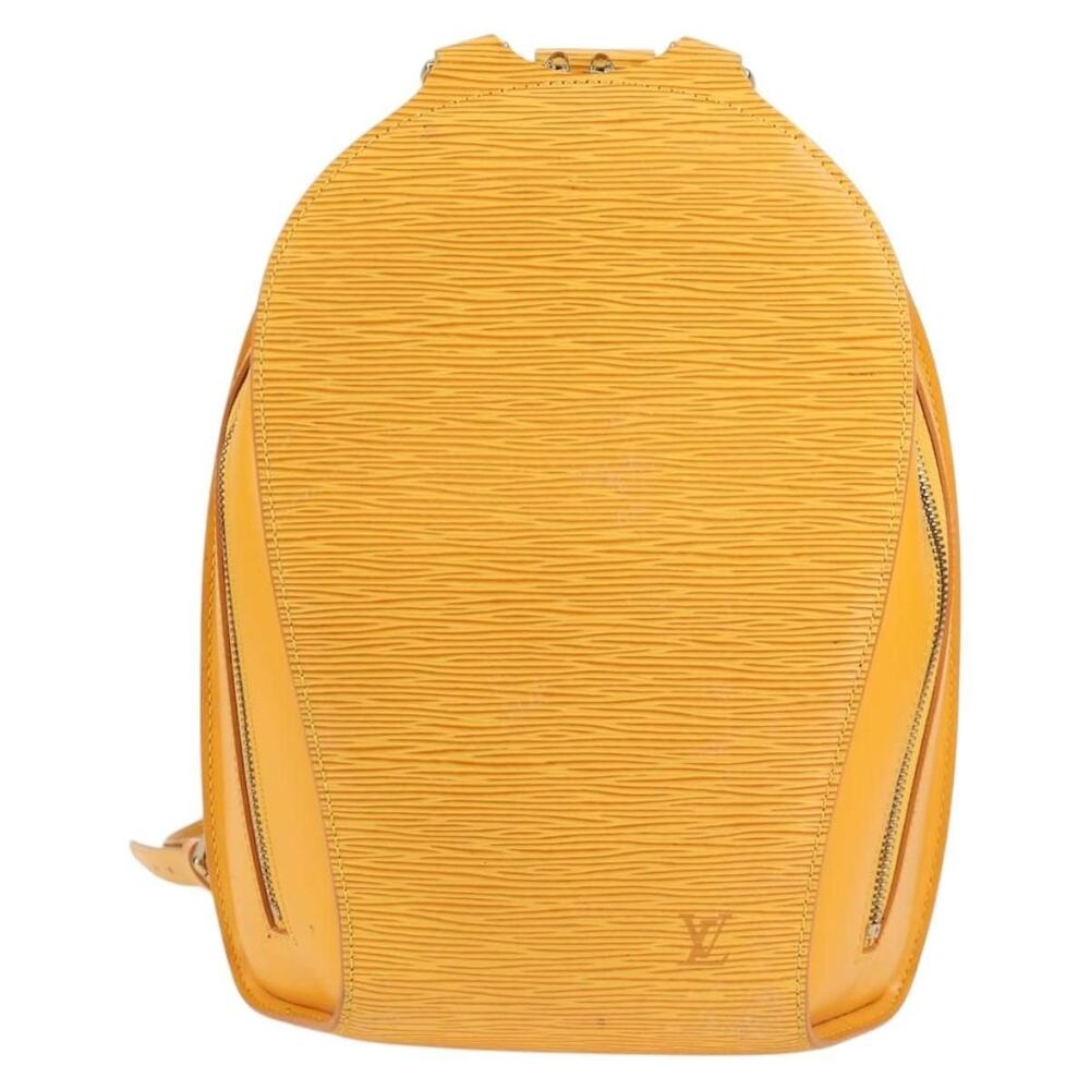 Louis Vuitton Epi Mabillon Backpack Yellow